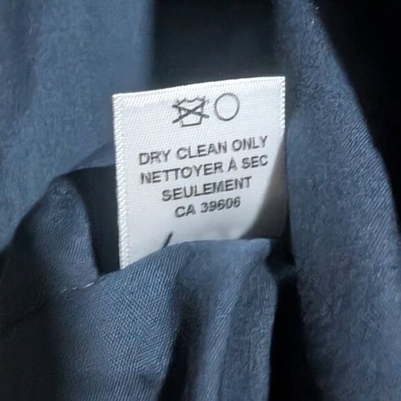 Pink Tartan | Ruffle Collar Tunic In Navy - Picture 6 of 9